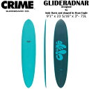 T[t{[h \tg{[h NC 24 CRIME GLIDERADNAR 9f1 AQUA/MIDNIGHT ANDY DAVIS SHAPED BY RYAN ENGLE VOtB O{[h