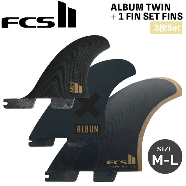 ե ե FCS2 FCSII ե Album Twin+1 PG - M-L Black/Gold Retail Fins ĥ󥹥 3set