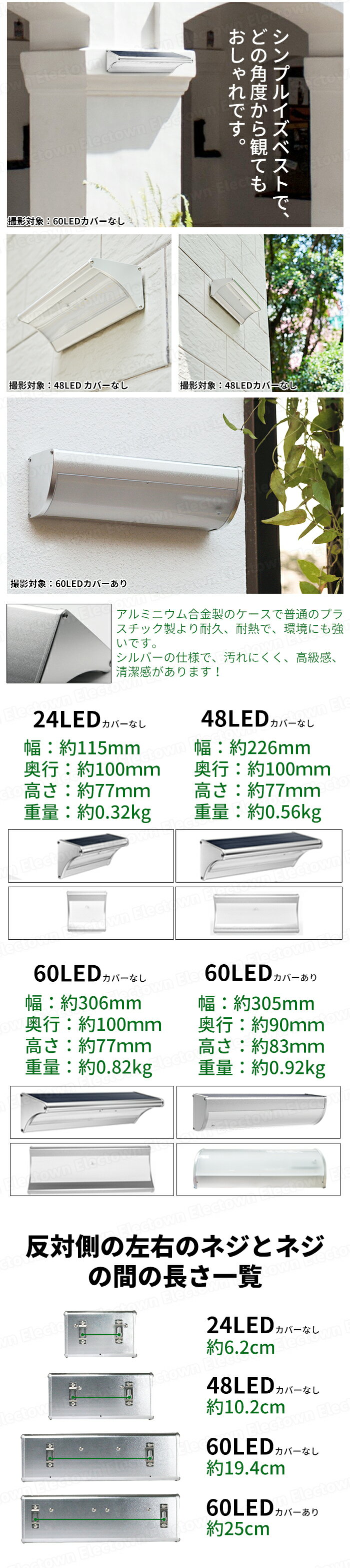 ＼楽天スーパーSALE★ポイント5倍／2個セット「世界最先端メーカーの高輝度LEDチップ採用!」48LED デザインソーラーライト 屋外 マイクロ波人感センサー 4つモード 超明るい 防犯 高輝度 高級 清潔 玄関 芝生 車道 ガーデン 庭 照明用 防水IP65 安心の18ヶ月長期保証