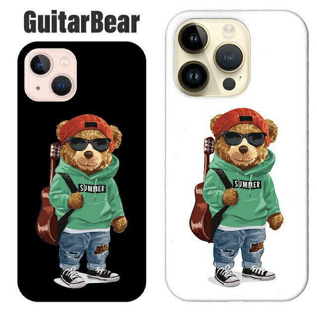樂天商城 - iPhone16 iPhone15 iPhone14 ケース ギター ベアー おしゃれ かわいい iPhone13 iPhone12 Pro Max mini クマ 熊 Case