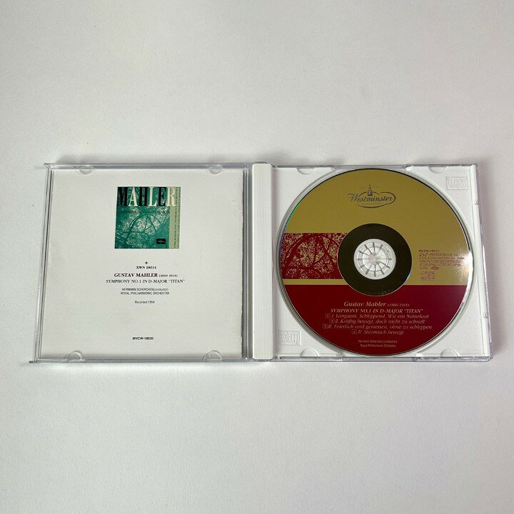 【中古】[帯付美品] マーラー:交響曲第1番 (高音質20bitK2) ヘルマン・シェルヘン, ロイヤル・フィルハーモニー管弦楽団(T26) MVCW18020 [CL9] ahirumarket-10001420 あひるマーケット楽天市場店 サンプル画像3