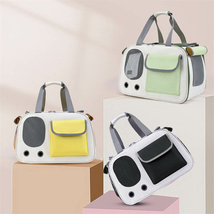 キャリーバッグ 猫用 ショルダーキャリー 犬用 ペットキャリー ドライブボックス 車用可 ペットバッグ カーテン付き 手提げキャリー ペット用品 お出かけ 通院 猫キャリー 通気 犬キャリー ショルダーキャリー コンパクト 軽量 ペットハウス