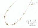 K18 ゴールド キューブ付 チェーン ネックレス「Vagile -ヴァジル-」18K 18金 YG WG PG イエローゴールド ホワイトゴールド ピンクゴー...