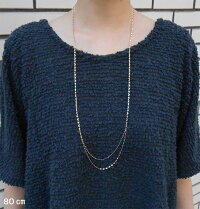 【新作】【80cm】K18ゴールド1.70ペタル×1.05ペタル2連ネックレス「flavo-フラーボ」80cm18K18金YGWGイエローゴールドホワイトゴールドギフトプレゼント【送料無料】【_包装選択】【RCP】150411coupon300
