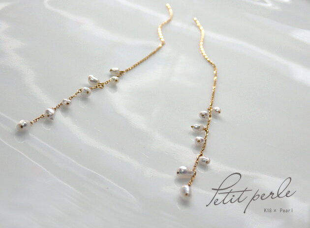 K18 ѡ륢ꥫԥA Petit perle ץڥ (ڥ)18K 18 YG  ץ쥼 ե ̵ۡ2204