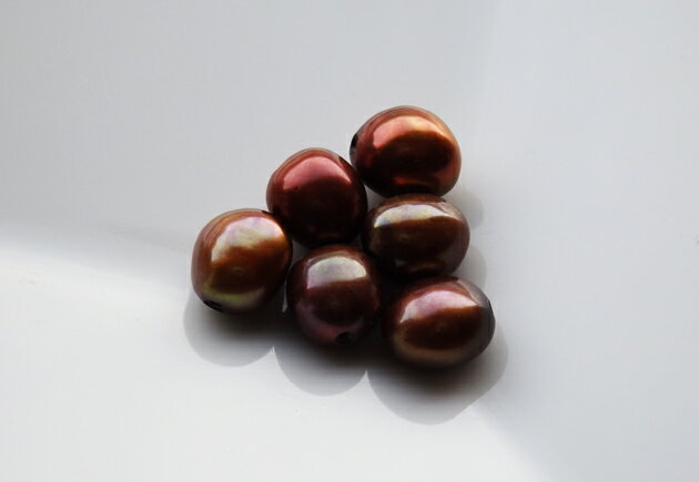 ■ 材質：ショコラブラウン(染) 淡水パール ■ サイズ：「8〜9ミリ前後」10個セット ※弊店発行クーポンがご利用いただけません。但し「ベースアイテム」と同時購入の場合はご使用いただけます。 ※発送方法：通常はネコポス￥360、代引・時間...