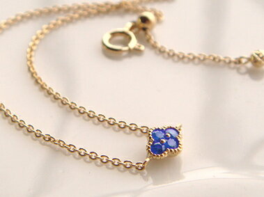 K18 ゴールド 0.10ct サファイア ブレスレット「Lilla - リッラ - 」 18K 18金 YG WG PG イエローゴールド ホワイトゴールド ...