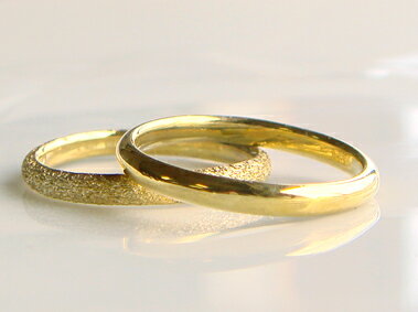 K18 ゴールド プレーン 甲丸 リング 「Fresca - フレスカ - 」 18K 18金 YG WG PG イエローゴールド ホワイトゴールド ピンクゴー...