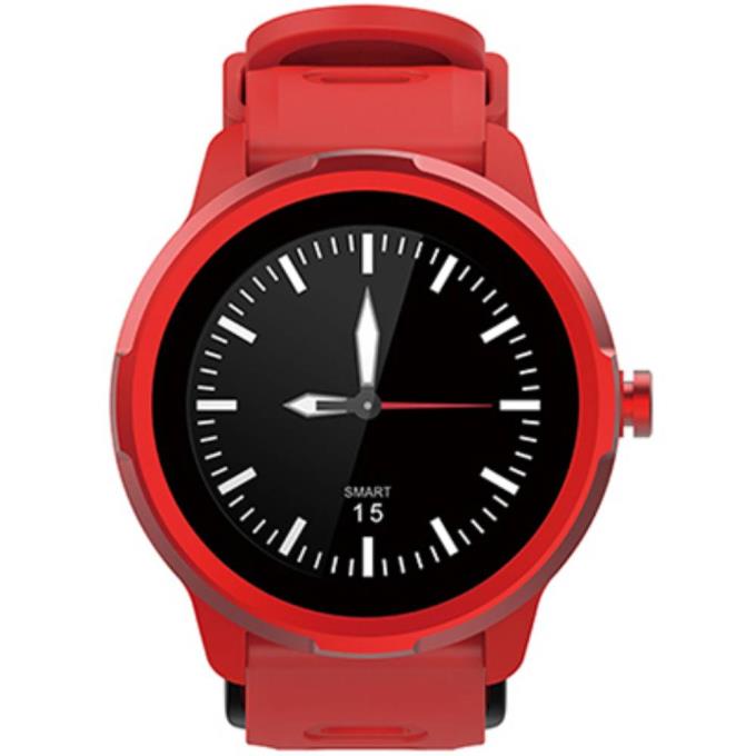 【送料無料】 QSW-01H-R　スマートウォッチ レッド山善