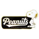【送料無料】 エンブレムデコステッカー スヌーピー ゴールド三金商事株式会社