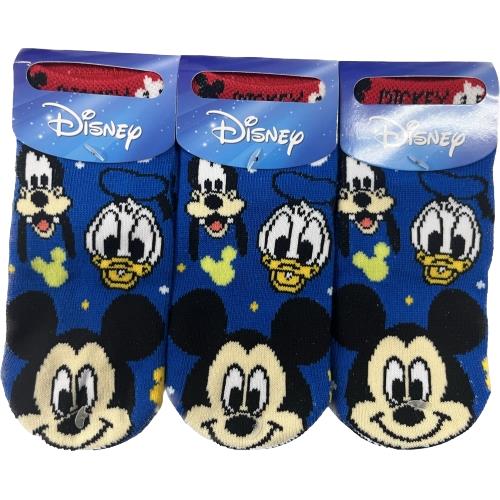 【送料無料】 版権 キッズソックス ミッキー フェイス (13-18cm) (3足セット)みっとめるへん社