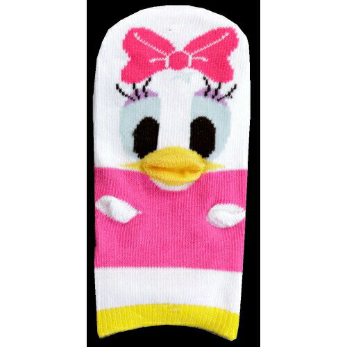【送料無料】 キャラクターソックスKIDS (デイジー) （単色) (13-18cm) (3足セット)みっとめるへん社