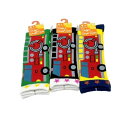 【送料無料】 キッズソックス(グリーン・ブラック・イエロー)(消防車)(10-15cm)(1歳〜3歳)(3足セット)みっとめるへん社(4)