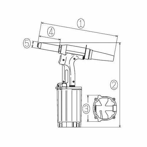 エビ/ロブテックス ■AR2000H エアーリベッター　Sボルト対応可