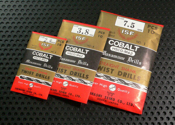 イシハシ精工/ISF COD080 8.0mm コバルト正宗ドリル ステンレス用(5本入)
