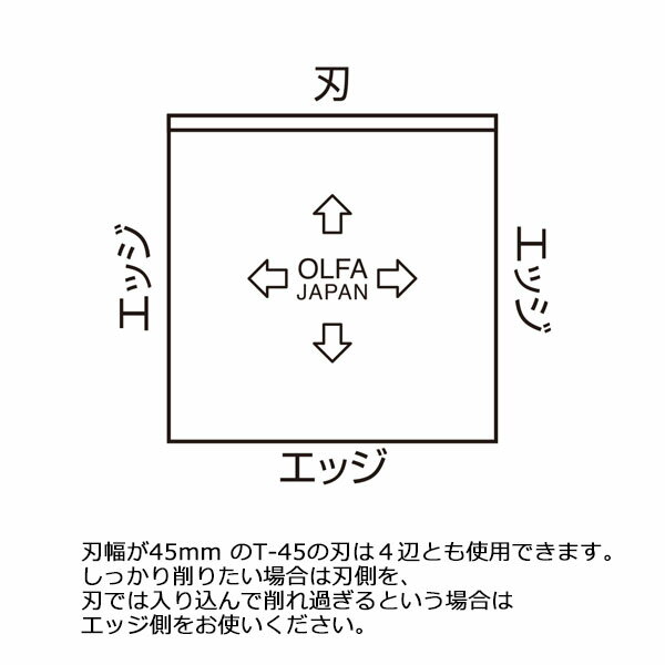 ����ե�/OLFA 202B �����졼�ѡ� T-45 �ؿϼ�