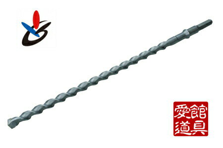 サンコーテクノ HEXLL-35.0 オールドリル HEXLLコンクリート・ブロック・モルタル用 六角軸35.0mm×全長505mm (有効長380mm)