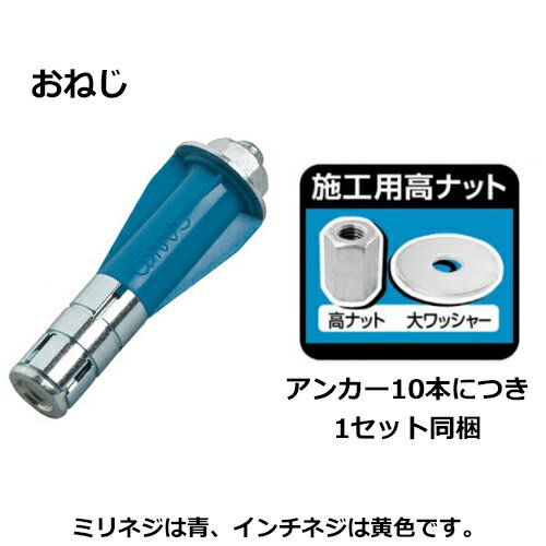【ポイント10倍！11/27(木)1時59分まで】サンコーテクノ AX-1085 ALCアンカーAX型 ♂M10×全長85mm （20..