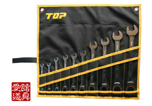 Wrenches - TOP/トップ工業 RCW-10000S ラチェットコンビセット　10丁組