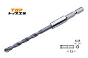 TOP/トップ工業 ECD-3560 電動ドリル用六角シャンクコンクリートドリルセット 5本組 3.5・4.0・4.5・5.0・6.0mm