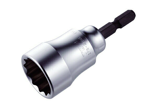 TOP/トップ工業 EFS-21 電動ドリル用フォームタイソケット(6.35角軸) 対辺21mm