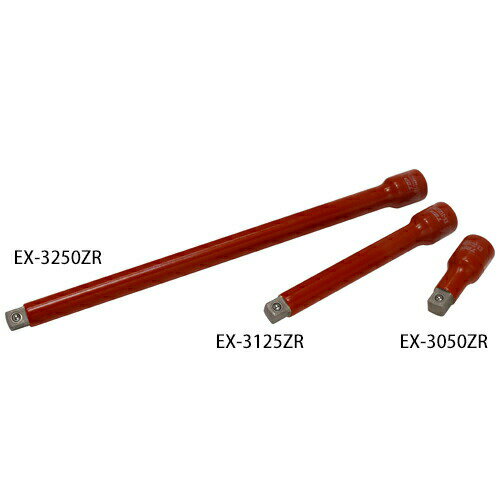 TOP/トップ工業 EX-3050ZR 絶縁エクステンションバー(差込角9.5mm)　全長50.5mm