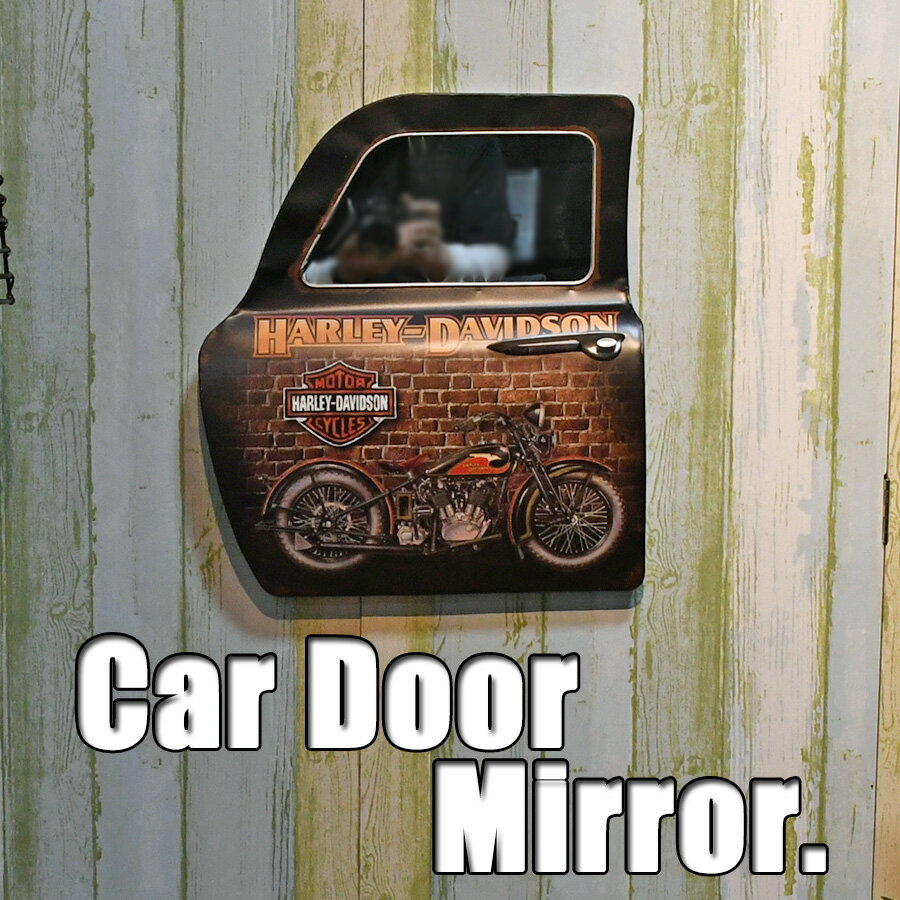 期間中ポイント10倍 アメリカンレトロ ドア型プレート ブリキ アメリカ雑貨 壁掛け アメ車 カスタムカ..