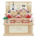 雛人形 お祝い ひな人形 コンパクト 三段 収納飾り 引き出し式 収納箱 5人飾り 五人 木目 おしゃれ かわいい 可愛い モダン aa-601