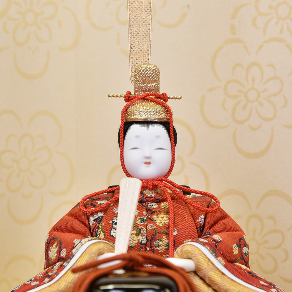 雛人形 コンパクト 木目込み 一秀 ひな人形 親王飾り 平飾り かわいい おしゃれ コンパクト 小さい ミニ お雛様 おひな様 2025 25-g-5