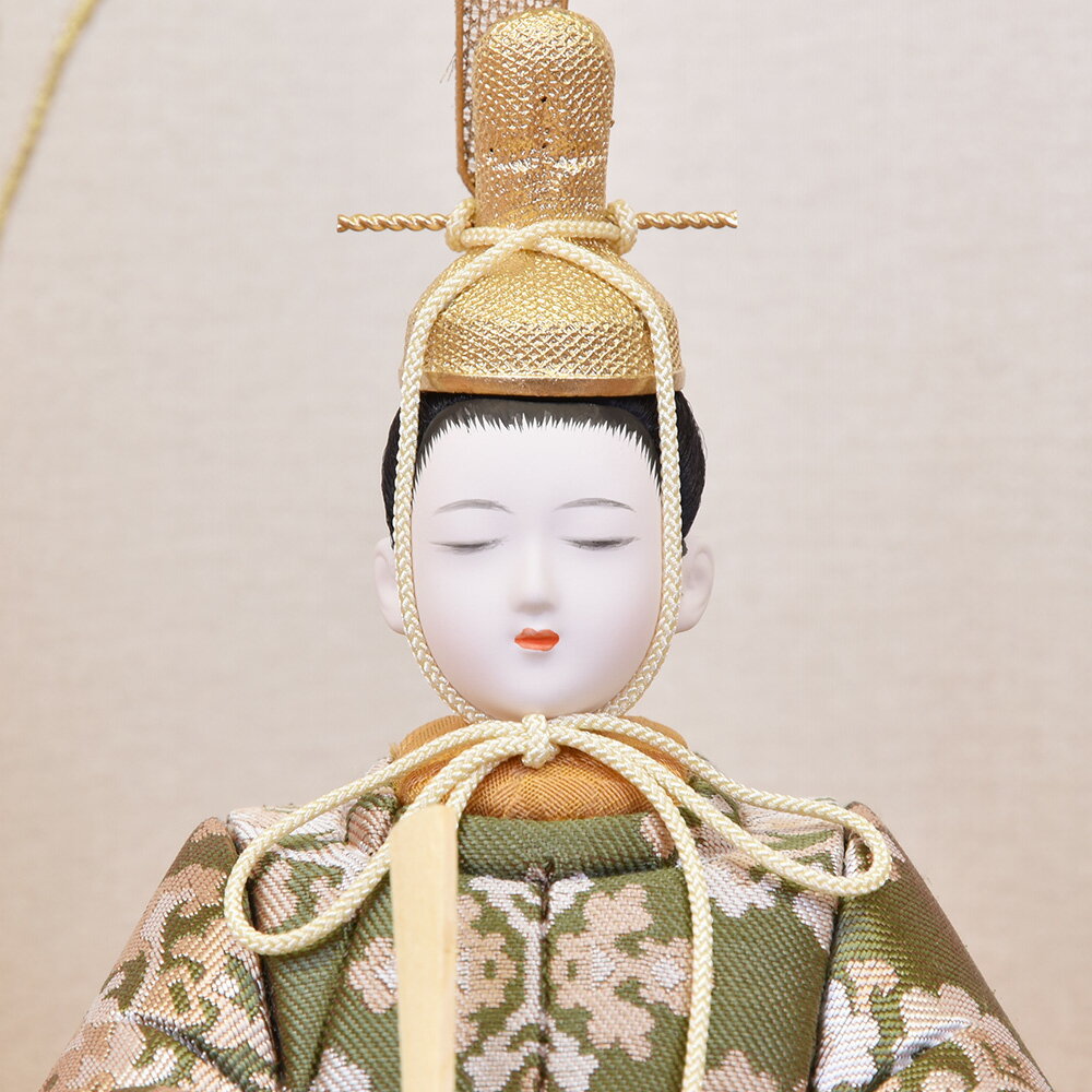 雛人形 コンパクト 木目込み 一秀 モダン インテリア かわいい シンプル コンパクト ひな人形 平飾り 親王飾り 2人 2025 25-h-47