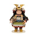 五月人形 幸一光 5月人形 お祝い 大将飾り 皐月 さつき 黒小札 緑匂威 かわいい かっこいい コンパクト 人形のみ