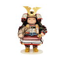 五月人形 幸一光 5月人形 お祝い 大将飾り 早苗 さなえ 黒小札 紫匂威 かわいい かっこいい コンパクト 人形のみ