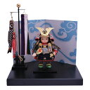 五月人形 幸一光 5月人形 お祝い 大将飾り 出飾り 翔 しょう 黒小札 紺糸威 かわいい かっこいい コンパクト 黒台 屏風 鯉幟