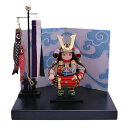 五月人形 幸一光 5月人形 お祝い 大将飾り 出飾り 愛 いと 黒小札 赤糸威 かわいい かっこいい コンパクト 黒台 屏風 鯉幟
