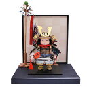 五月人形 幸一光 5月人形 お祝い 大将飾り 出飾り 宙 そら 黒小札 空色白段威 かわいい かっこいい コンパクト 鯉幟