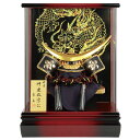 5月人形 五月人形 お祝い 8号 ケース飾り アクリル 兜セット 赤 黒 おしゃれ コンパクト かっこいい モダン