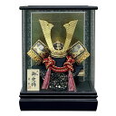 五月人形 コンパクト 8号 ケース飾り アクリルケース かぶと 金 黒 赤 5月人形 おしゃれ かっこいい モダン 2025