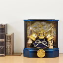 五月人形 久月作 伊達 「最短出荷対応品」伊達政宗 お祝い 兜飾り ケース飾り アクリルケース 5号 青 カッコいい 端午の節句 おしゃれ 2025 No.35...