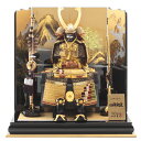 五月人形 久月作 コンパクト お祝い 兜飾り 平飾り 大鎧飾り 緋緘 8号 カッコいい 端午の節句 おしゃれ 2025 No.7 29045
