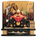 五月人形 久月作 コンパクト お祝い 兜飾り 平飾り 四神之兜 正絹 緋糸 沢瀉縅 10号 カッコいい 端午の節句 おしゃれ 2025 No.19 19295