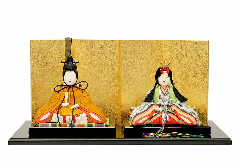 雛人形 ひな人形 お祝い 木目込み 平飾り 親王飾り 二人飾り 2人飾り おしゃれ かわいい おしゃれ 可愛い コンパクト
