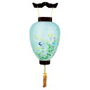 盆提灯 コンパクト ちょうちん 提灯 初盆 創作 モダン ワイン絵入 プラスチック製 LED 電池式 ミニ かわいい 8109-00-201ac 2025