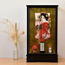 羽子板 コンパクト 刺繍 お祝い 初正月 羽子板飾り ガラス ケース飾り 正月飾り 押絵羽子板 orijin オリジン 13号 1014-13-478 京刺繍 ...