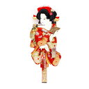 羽子板 単品 お祝い 15号 花小町振袖 まり飾り 赤 金 おしゃれ かわいい 可愛い コンパクト モダン 2025 1011-15-865 2025
