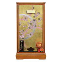羽子板ケース 単品 お祝い 15号 桜花 板なしケース 木目 戸付き 金 おしゃれ かわいい コンパクト モダン 2025 1116-15-020 2025