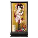 羽子板 お祝い 羽子板飾り 初正月飾り15号 ケース 坂田宏子 月乃 ケース飾り パノラマケース おしゃれ かわいい 可愛い モダン 送料無料 2025