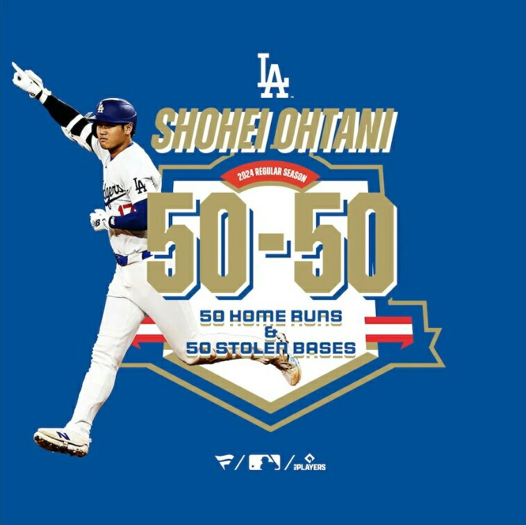 ��ë��ʿ 50-50 Club ã����ǰT����� 50���� 50��HR ��ǰT����� Ⱦµ �ɥ��㡼�� MLB �᥸�㡼�꡼��