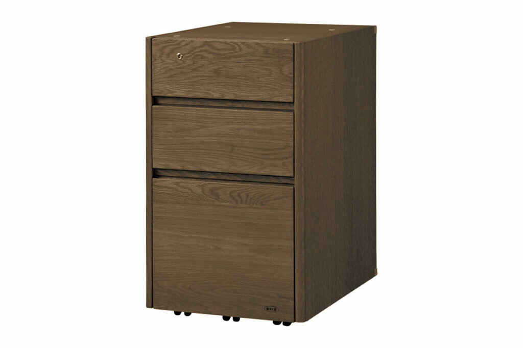 【受注生産】浜本工芸 学習机 No.6000デスクユニット 移動袖A [品番:No.6000移動袖A]【店頭受取対応商品】 [3]