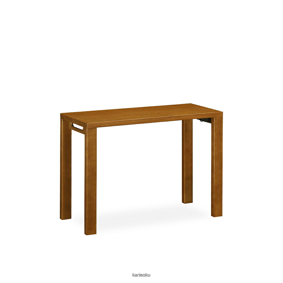 カリモク 学習机 ボナシェルタ デスク 平机 (幅100cm, 奥行き45cm, モルトブラウン...