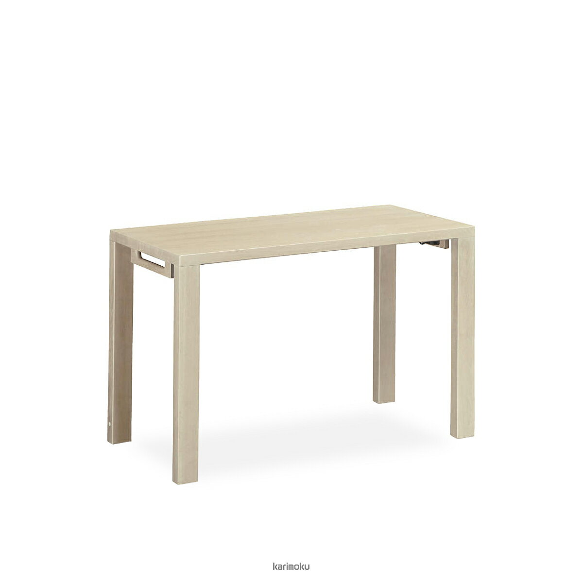 カリモク 学習机 ボナシェルタ デスク 平机 (幅110cm, 奥行き60cm, シアーホワイト...